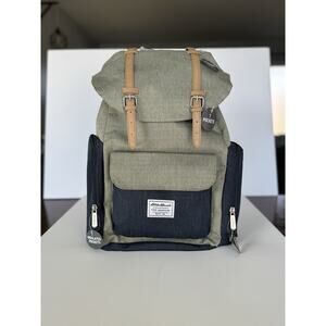 NWT Eddie Bauer Places & Spaces Legend Diaper Backpack Insulated Bottle 7Pockets